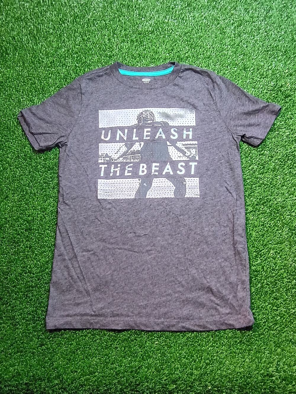 Old Navy 'Unleash The Beast' Graphic Tee - Youth Large 10/12